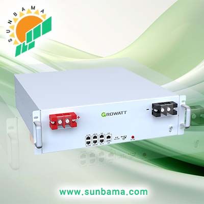 باتری لیتیومی Growatt با ظرفیت 5 کیلووات ساعت 100 آمپر مدل Hope 5.0L-B1